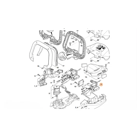 STIHL  Moduł elektroniczny 4869 430 1400